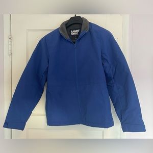 Brand New Land’s End Women’s Squall jacket in dark cobalt blue
